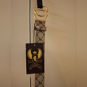 🎉3/$10🎉 NWT Belt Beige Brown Gold